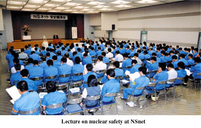 Lecture on nuclear safety at NSnet