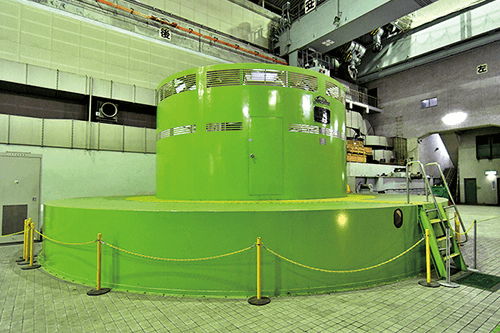 2号機の発電電動機