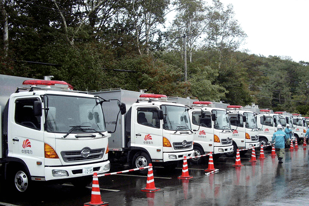 苫小牧エリアで活躍する中部電力の発電機車