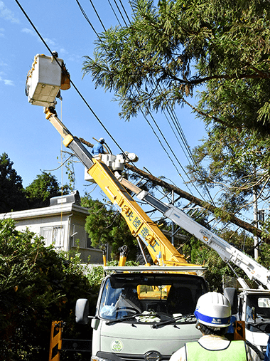 北陸電力の応援部隊