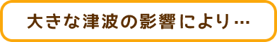 大きな津波の影響により…